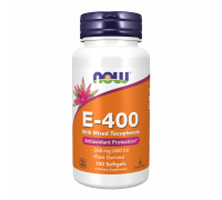 Витамин E со смешанными токоферолами, Vitamin E, Now Foods, 100 капсул