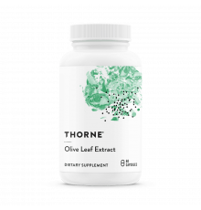 Экстракт листьев оливкового дерева, Olive Leaf Extract, Thorne, 60 капсул