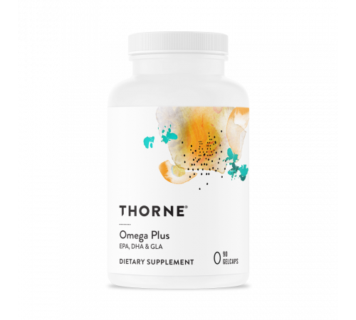 Омега плюс ЭПК и ДГК, Omega Plus, Thorne, 90 капсул