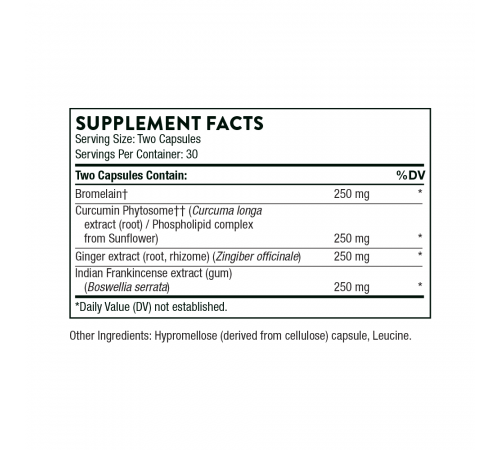 Фитопрофен, Phytoprofen, Thorne, 60 капсул