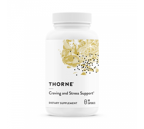 Комплекс для снижения тяги к еде и стресса, Craving and Stress Support, Thorne, 60 капсул