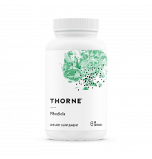 Родиола, Rhodiola, Thorne, 60 капсул