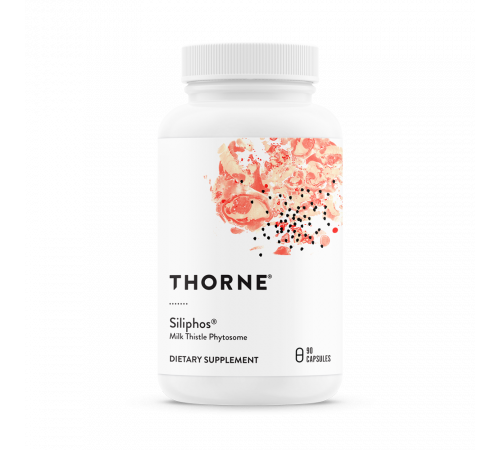 Фитосомы силибина, Siliphos, Thorne, 90 капсул