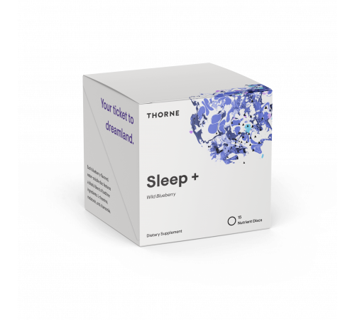 Комплекс для улучшения сна, Sleep +, Thorne, 15 растворимых дисков
