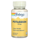 Калий, Potassium, Solaray, 100 вегетарианских капсул