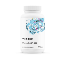 Гамма-аминомасляная кислота (ГАМК), PharmaGABA-250, Thorne, 60 капсул