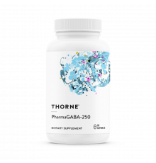 Гамма-аминомасляная кислота (ГАМК), PharmaGABA-250, Thorne, 60 капсул
