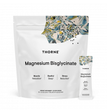 Бисглицинат магния в пакетиках, Magnesium Bisglycinate, Thorne, 30 пакетиков
