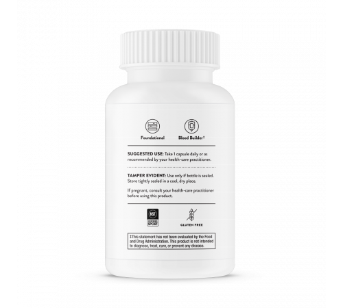 Бисглицинат железа, Iron Bisglycinate, Thorne, 60 капсул