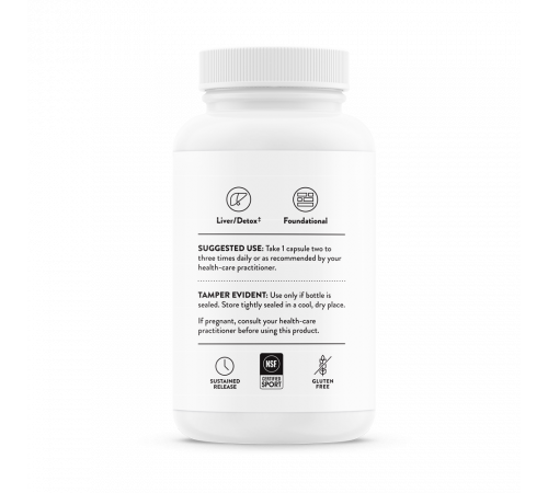 Антиоксидант Глутатион-SR, Glutathione-SR, Thorne, 60 капсул