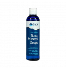 Микроэлементы в каплях ConcenTrace, Trace Mineral Drops, Trace Minerals, 237 мл