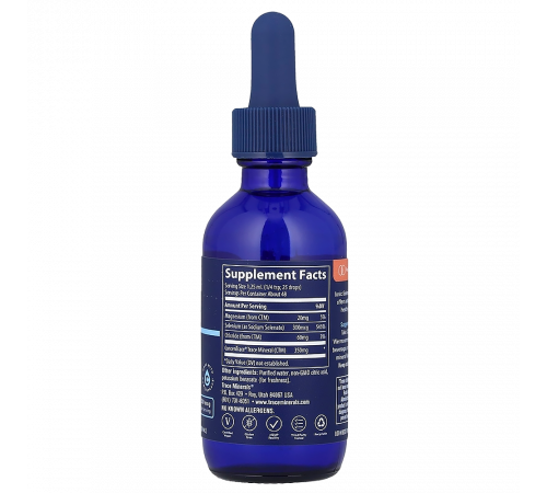 Ионный селен, Ionic Selenium, Trace Minerals, 59 мл