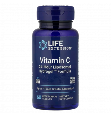 Витамин C, Life Extension Vitamin C, 60 вегетарианских таблеток