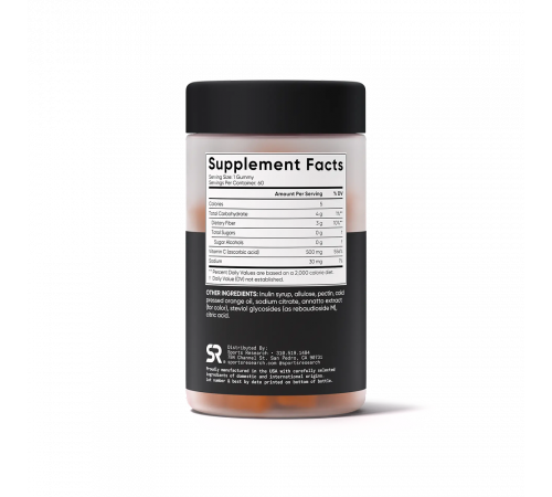 Витамин C, Vitamin C, Sports Research, 60 жевательных конфет