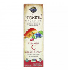Органический спрей с витамином С вишня и мандарин, MyKind Organics, Garden of Life, 58 мл