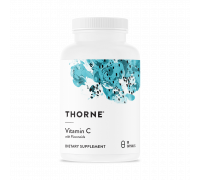 Витамин С с флавоноидами, Vitamin C with Flavonoids, Thorne, 90 капсул