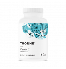 Витамин С с флавоноидами, Vitamin C with Flavonoids, Thorne, 90 капсул