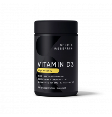 Витамин Д3, Vitamin D3, Sports Research, 360 капсул