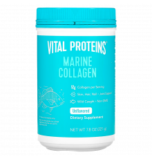 Морской коллаген без вкуса, Marine Collagen Unflavored, Vital Proteins, 221 г