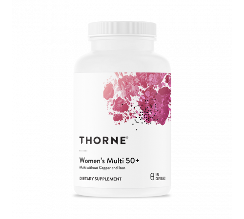 Комплекс витаминов для женщин 50+, Women’s Multi 50+, Thorne, 180 капсул